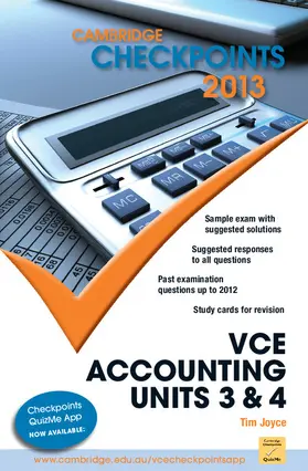 Joyce |  Cambridge Checkpoints VCE Accounting Units 3 and 4 2013 | Buch |  Sack Fachmedien