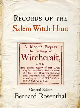 Rosenthal |  Records of the Salem Witch-Hunt | Buch |  Sack Fachmedien