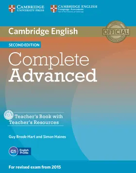Brook-Hart / Haines |  Complete Advanced Teacher's Book with Teacher's Resources CD-ROM | Buch |  Sack Fachmedien