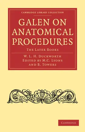 Galen / Lyons / Towers |  Galen on Anatomical Procedures | Buch |  Sack Fachmedien