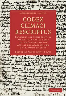 Lewis |  Codex Climaci Rescriptus | Buch |  Sack Fachmedien