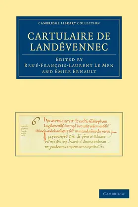 Le Men / Ernault |  Cartulaire de Landévennec | Buch |  Sack Fachmedien