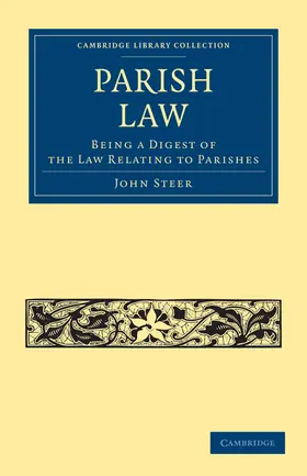 Steer |  Parish Law | Buch |  Sack Fachmedien