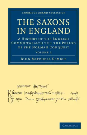 Kemble |  The Saxons in England - Volume 2 | Buch |  Sack Fachmedien