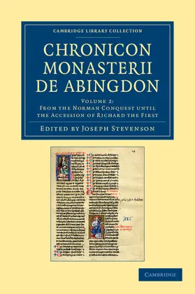 Stevenson |  Chronicon Monasterii de Abingdon - Volume 2 | Buch |  Sack Fachmedien