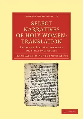  Select Narratives of Holy Women | Buch |  Sack Fachmedien