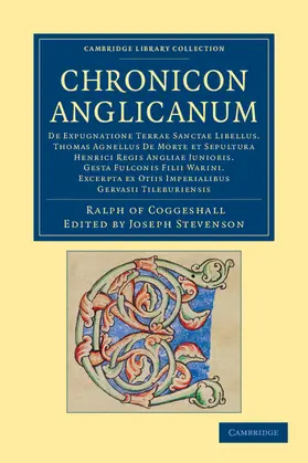 Of Coggeshall / Stevenson |  Chronicon Anglicanum | Buch |  Sack Fachmedien