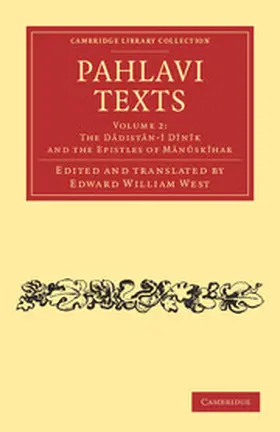 West |  Pahlavi Texts - Volume 2 | Buch |  Sack Fachmedien
