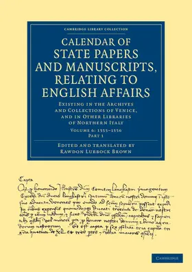 Brown |  Calendar of State Papers and Manuscripts, Relating to English Affairs | Buch |  Sack Fachmedien