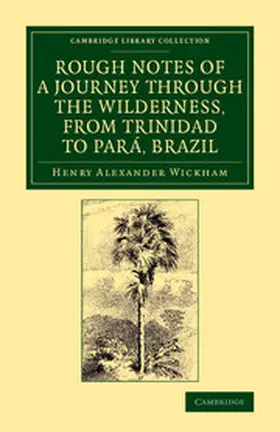 Wickham |  Rough Notes of a Journey Through the Wilderness, from Trinidad to Para, Brazil | Buch |  Sack Fachmedien