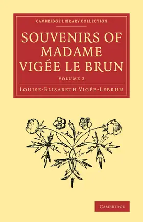 Vigée-Lebrun |  Souvenirs of Madame Vigée Le Brun | Buch |  Sack Fachmedien