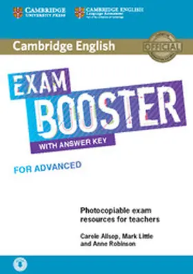 Allsop / Little / Robinson |  Cambridge English Exam Booster for Advanced with Answer Key with Audio | Buch |  Sack Fachmedien