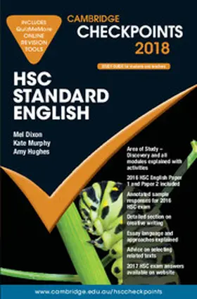 Dixon / Murphy / Hughes |  Cambridge Checkpoints HSC Standard English 2018 and Quiz Me More | Buch |  Sack Fachmedien