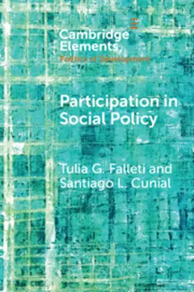 Falleti / Cunial |  Participation in Social Policy | Buch |  Sack Fachmedien