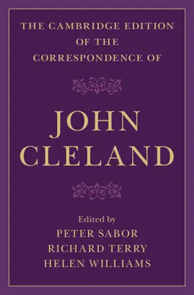 Cleland / Sabor / Terry |  The Cambridge Edition of the Correspondence of John Cleland | Buch |  Sack Fachmedien
