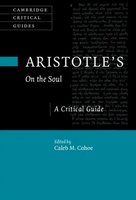 Cohoe |  Aristotle's On the Soul | Buch |  Sack Fachmedien