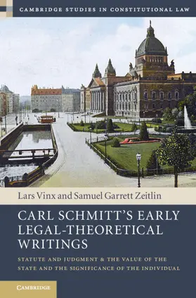  Carl Schmitt's Early Legal-Theoretical Writings | Buch |  Sack Fachmedien