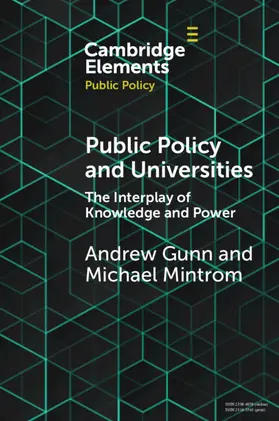 Gunn / Mintrom |  Public Policy and Universities | Buch |  Sack Fachmedien