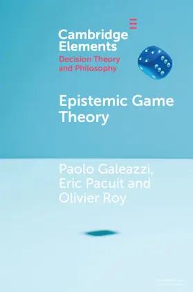 Pacuit / Galeazzi / Roy |  Epistemic Game Theory | Buch |  Sack Fachmedien