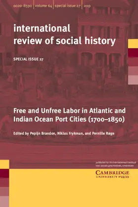 Brandon / Frykman / Røge |  Free and Unfree Labor in Atlantic and Indian Ocean Port Cities (1700-1850) | Buch |  Sack Fachmedien