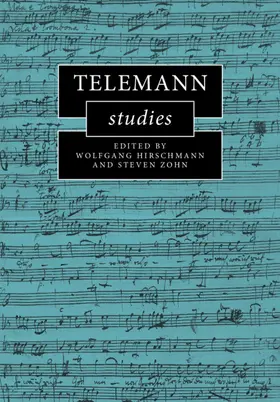 Hirschmann / Zohn |  Telemann Studies | Buch |  Sack Fachmedien