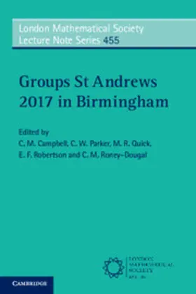 Campbell / Parker / Quick |  Groups St Andrews 2017 in Birmingham | Buch |  Sack Fachmedien