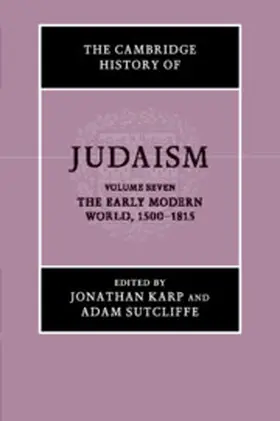 Karp / Sutcliffe |  The Cambridge History of Judaism | Buch |  Sack Fachmedien