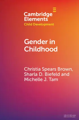 Brown / Biefeld / Tam | Gender in Childhood | Buch | 978-1-108-81274-0 | sack.de