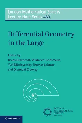 Dearricott / Tuschmann / Nikolayevsky |  Differential Geometry in the Large | Buch |  Sack Fachmedien