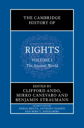 Ando / Canevaro / Straumann |  The Cambridge History of Rights: Volume 1, the Ancient World | Buch |  Sack Fachmedien