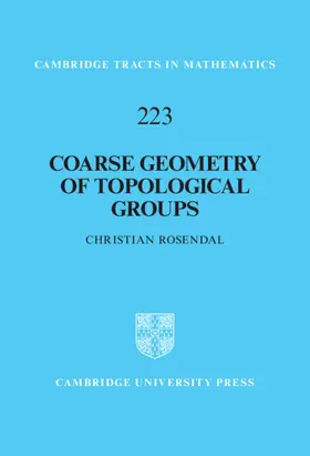 Rosendal |  Coarse Geometry of Topological Groups | Buch |  Sack Fachmedien