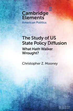Mooney |  The Study of US State Policy Diffusion | Buch |  Sack Fachmedien