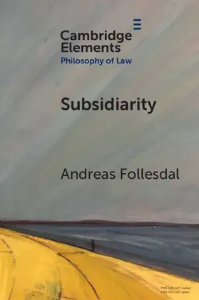 Follesdal |  Subsidiarity | Buch |  Sack Fachmedien