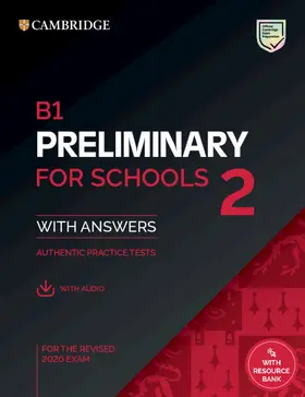  B1 Preliminary for Schools 2 Student's Book with Answers with Audio with Resource Bank | Buch |  Sack Fachmedien