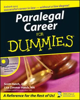 Hatch |  Paralegal Career For Dummies | eBook | Sack Fachmedien