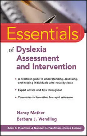 Mather / Wendling |  Essentials of Dyslexia Assessment and Intervention | eBook | Sack Fachmedien