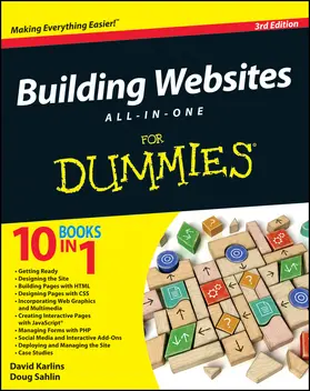 Karlins / Sahlin |  Building Websites All-in-One For Dummies, 3rd Edition | Buch |  Sack Fachmedien