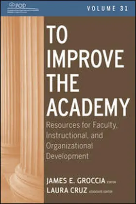 Groccia / Cruz |  To Improve the Academy | eBook | Sack Fachmedien