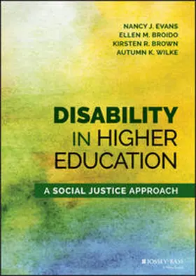 Evans / Broido / Brown |  Disability in Higher Education | eBook | Sack Fachmedien