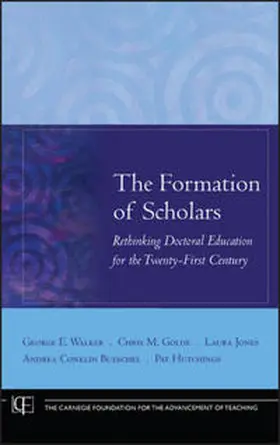 Walker / Golde / Jones |  The Formation of Scholars | eBook | Sack Fachmedien