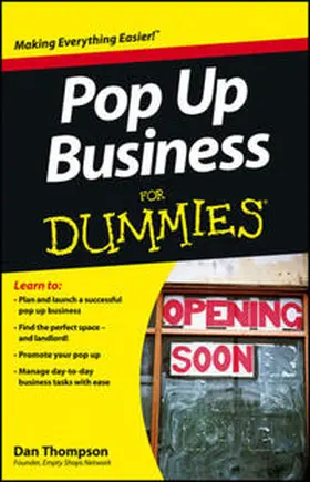 Thompson |  Pop-Up Business For Dummies | eBook | Sack Fachmedien
