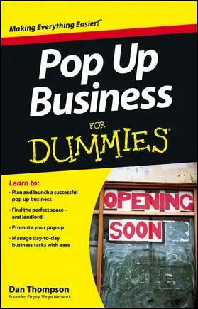 Thompson / Consumer Dummies |  Pop-Up Business for Dummies | Buch |  Sack Fachmedien