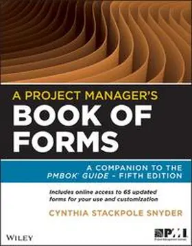 Snyder |  A Project Manager's Book of Forms | eBook | Sack Fachmedien