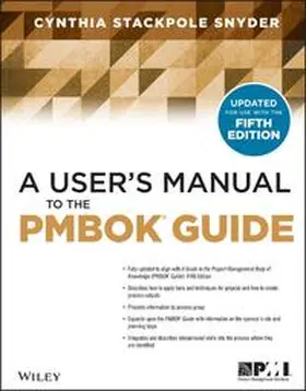 Snyder / Stackpole |  A User's Manual to the PMBOK Guide | eBook | Sack Fachmedien