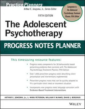 Berghuis / Peterson / Mcinnis |  The Adolescent Psychotherapy Progress Notes Planner | eBook | Sack Fachmedien