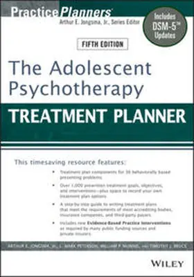 Berghuis / Peterson / Mcinnis |  The Adolescent Psychotherapy Treatment Planner | eBook | Sack Fachmedien