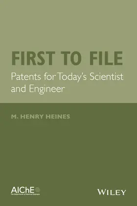 Heines |  First to File | Buch |  Sack Fachmedien