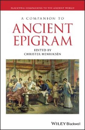 Henriksén |  A Companion to Ancient Epigram | eBook | Sack Fachmedien