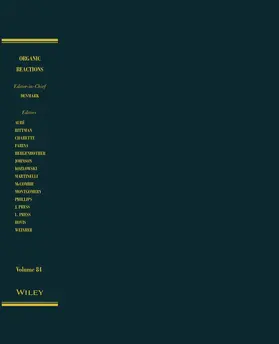 Denmark |  Organic Reactions, Volume 84 | Buch |  Sack Fachmedien