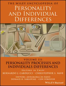 Mio / Riggio / Di Fabio |  The Wiley Encyclopedia of Personality and Individual Differences, Volume 3 | Buch |  Sack Fachmedien